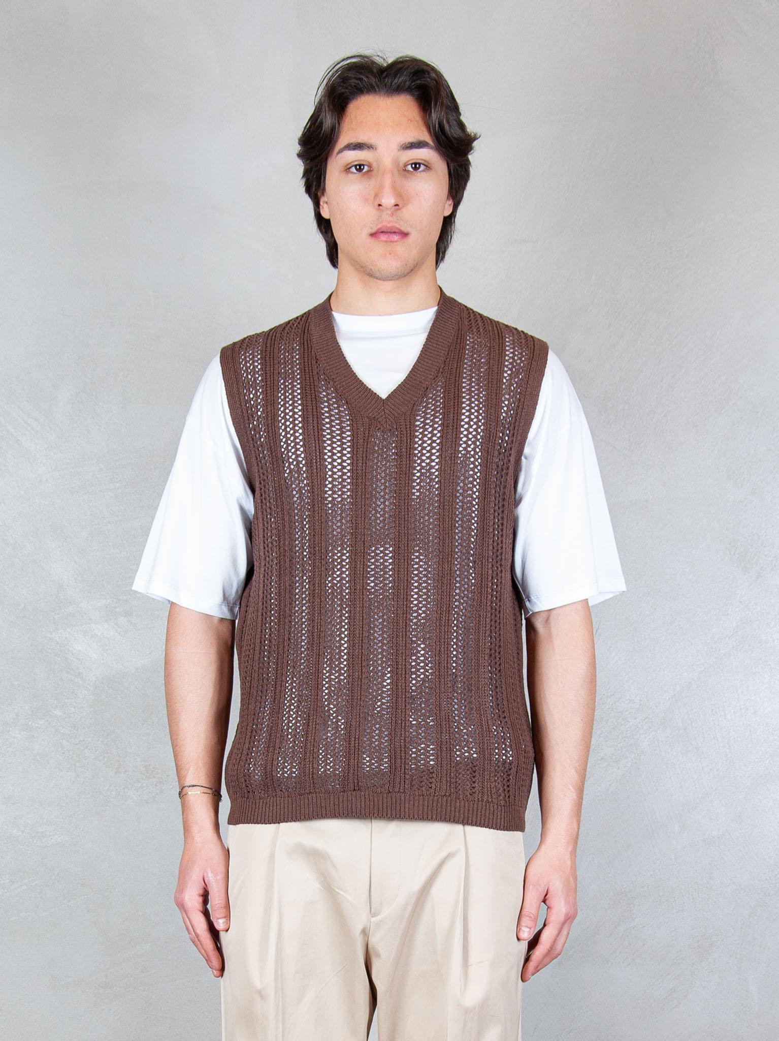 Seinse Maglia Gilet Scollo V ME3254 MOKA Seinse 