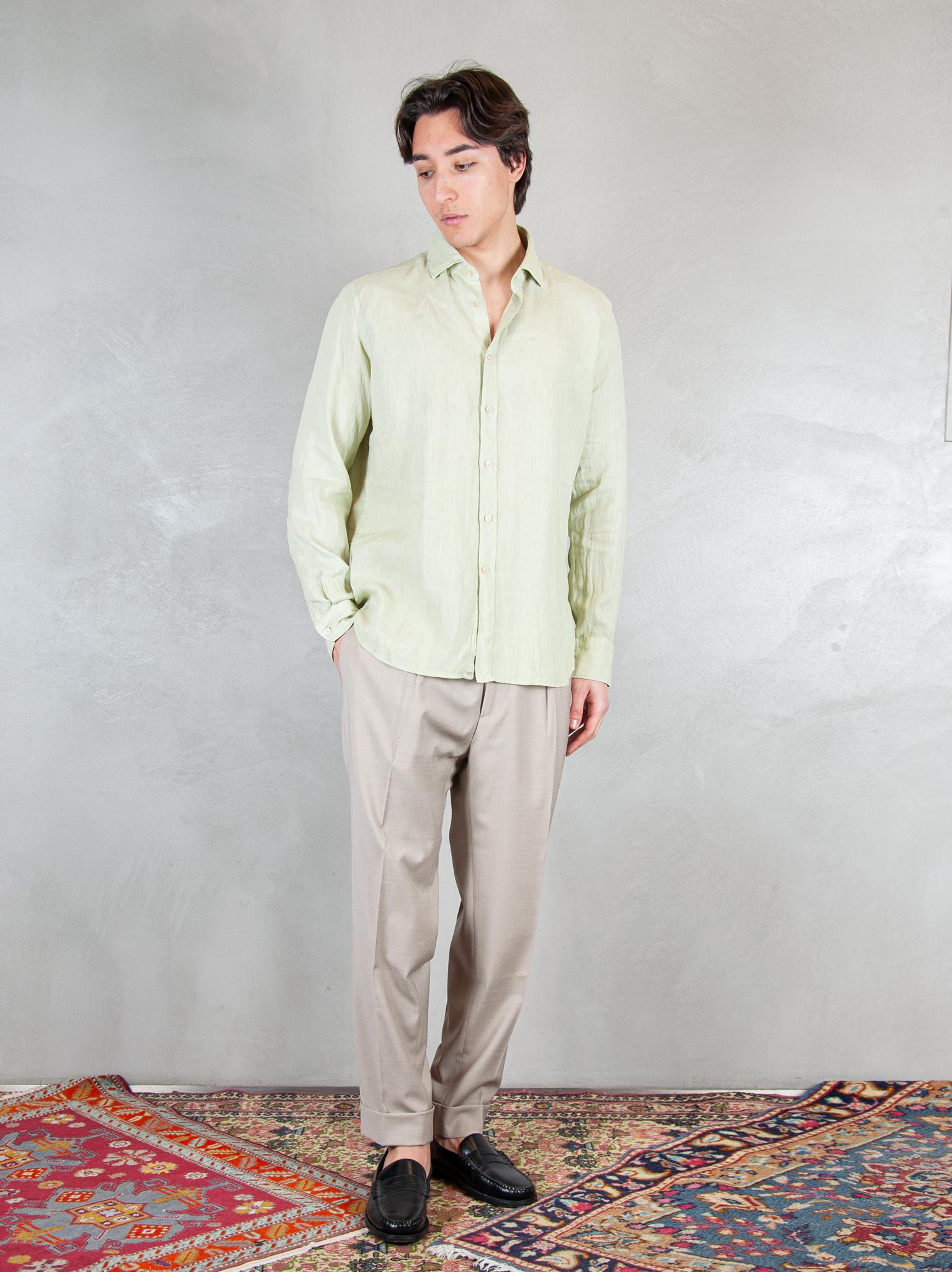 Tintoria Mattei Camicia Lino TNP J66-UT5 Tintoria Mattei 