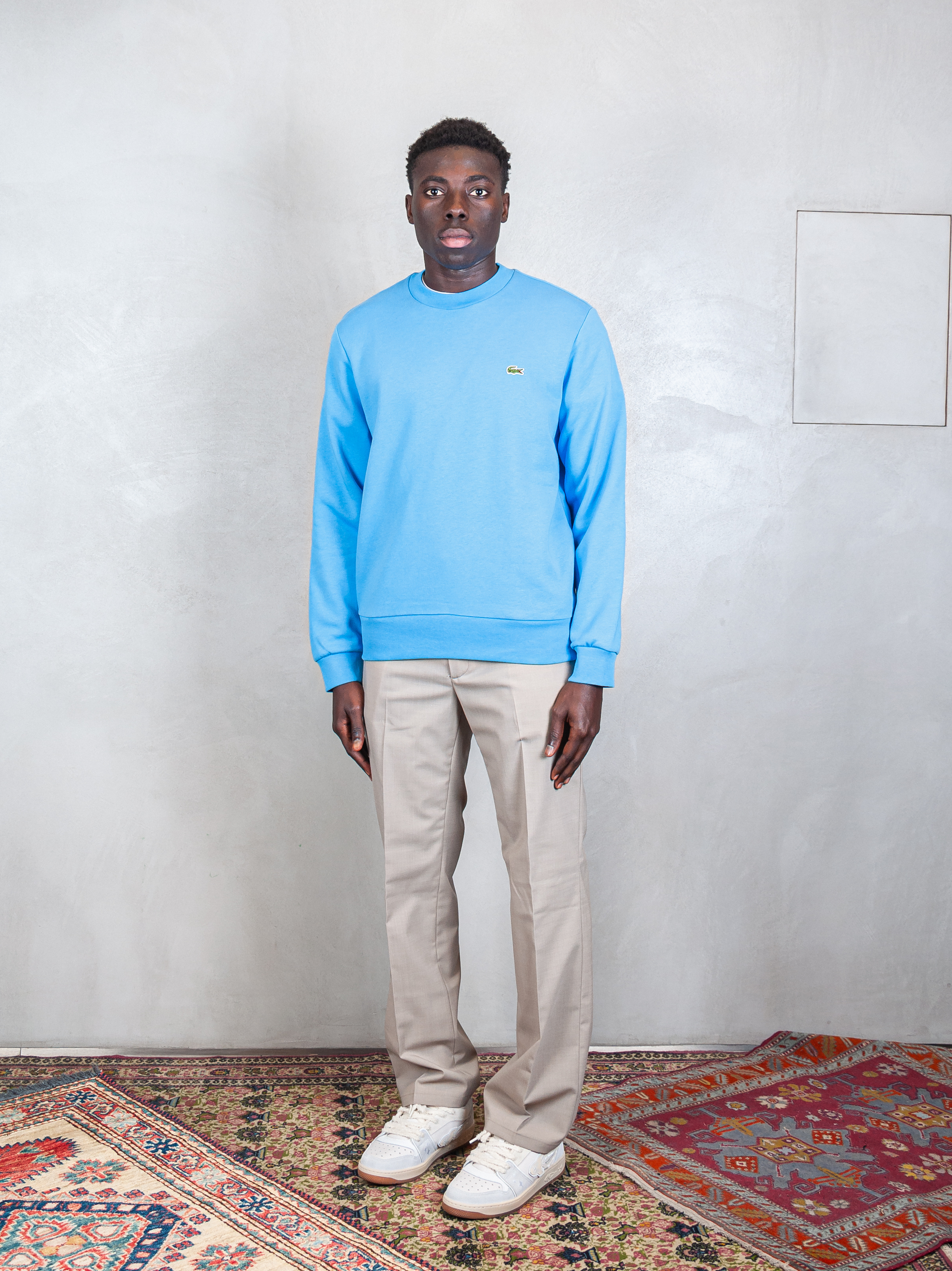 Felpa in pile spazzolato SH9608 4XA Lacoste 