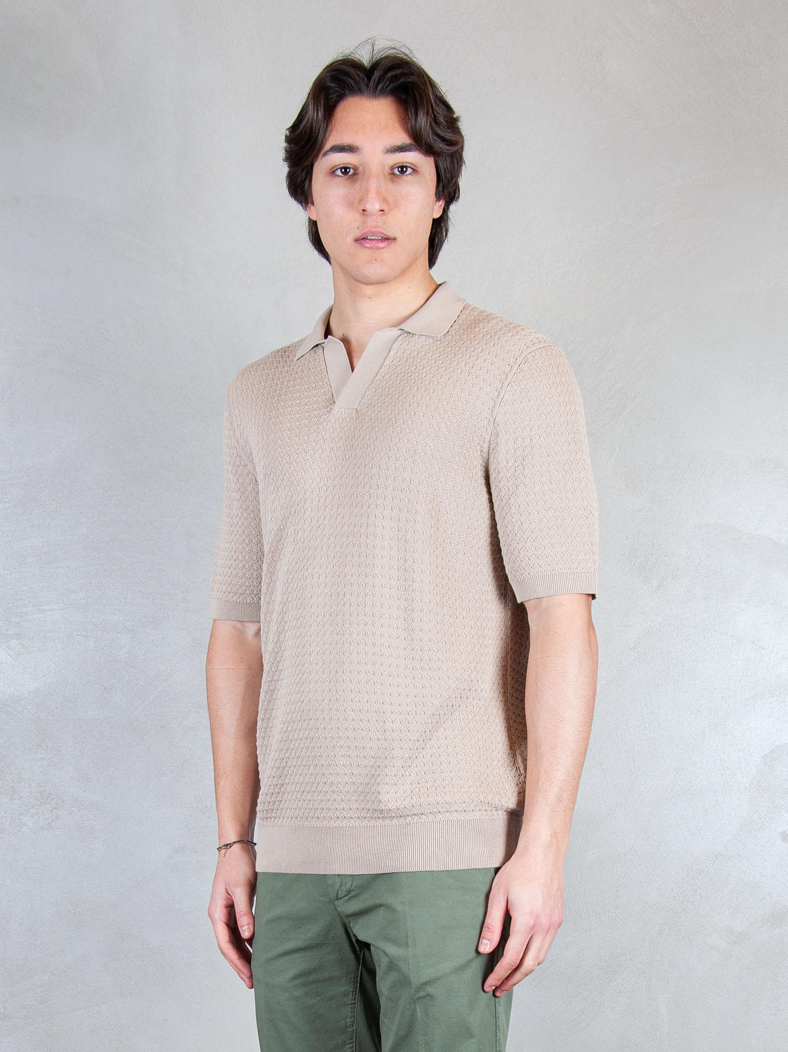 Luigi Gentile Maglia Polo Capri Aran Crochet LG1367 11 Luigi Gentile 