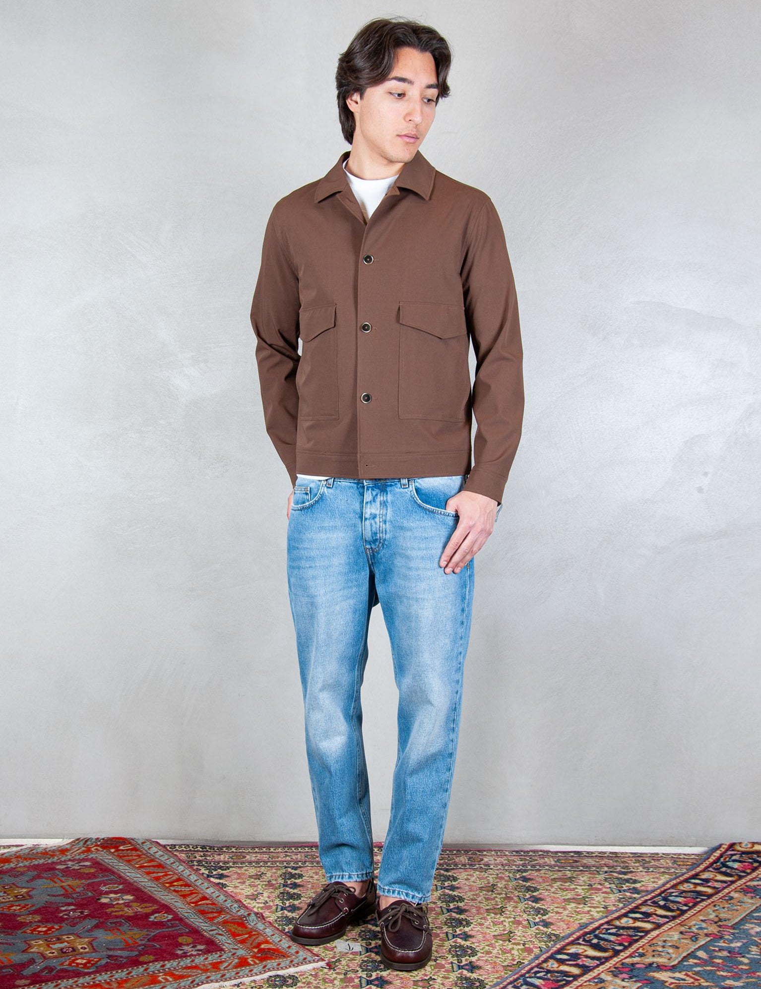 >Overshirt GBE1112 MOKA Seinse 