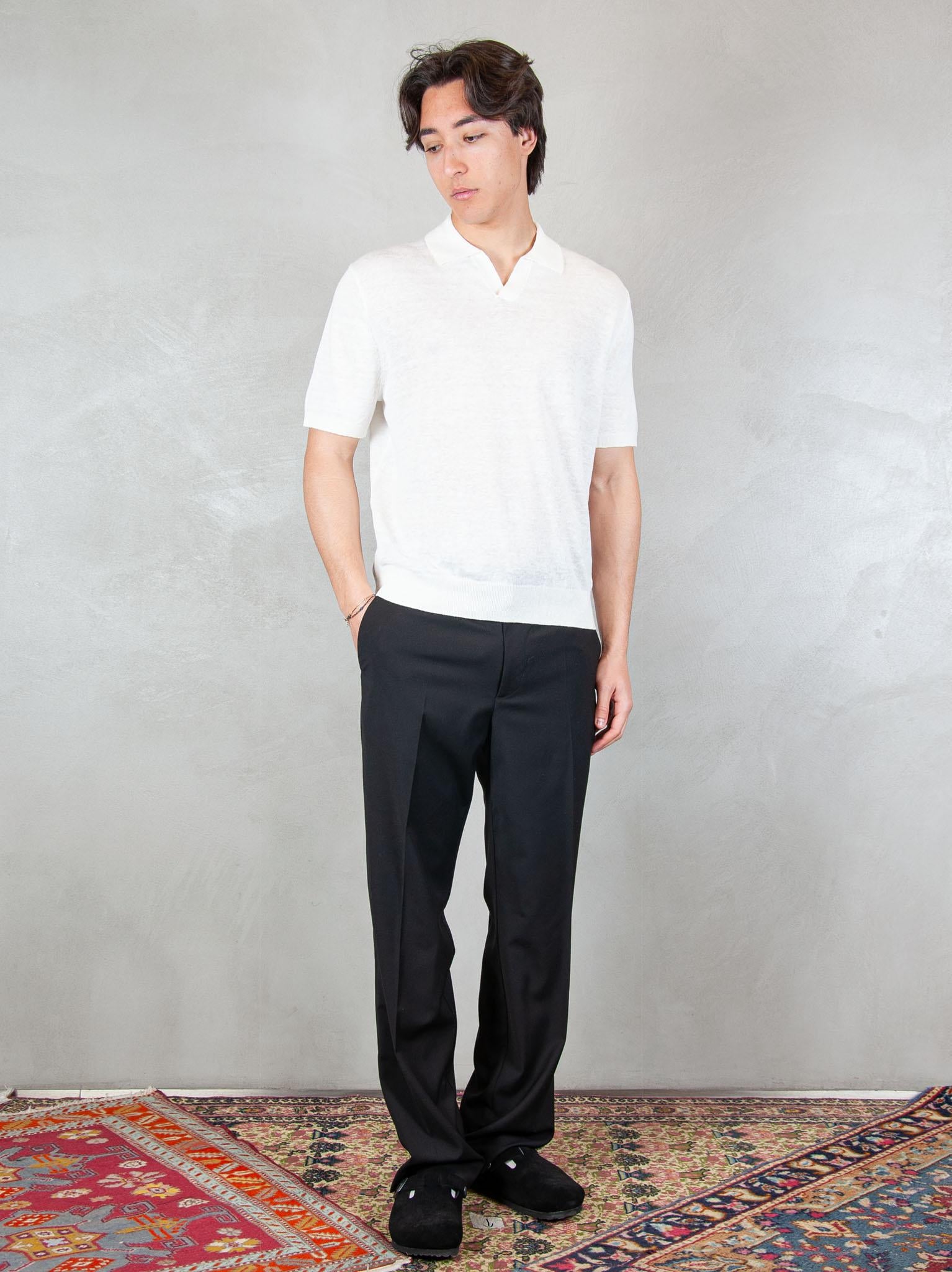 Diana Studio Polo Capri Lino SIN56 001 Diana Studio 