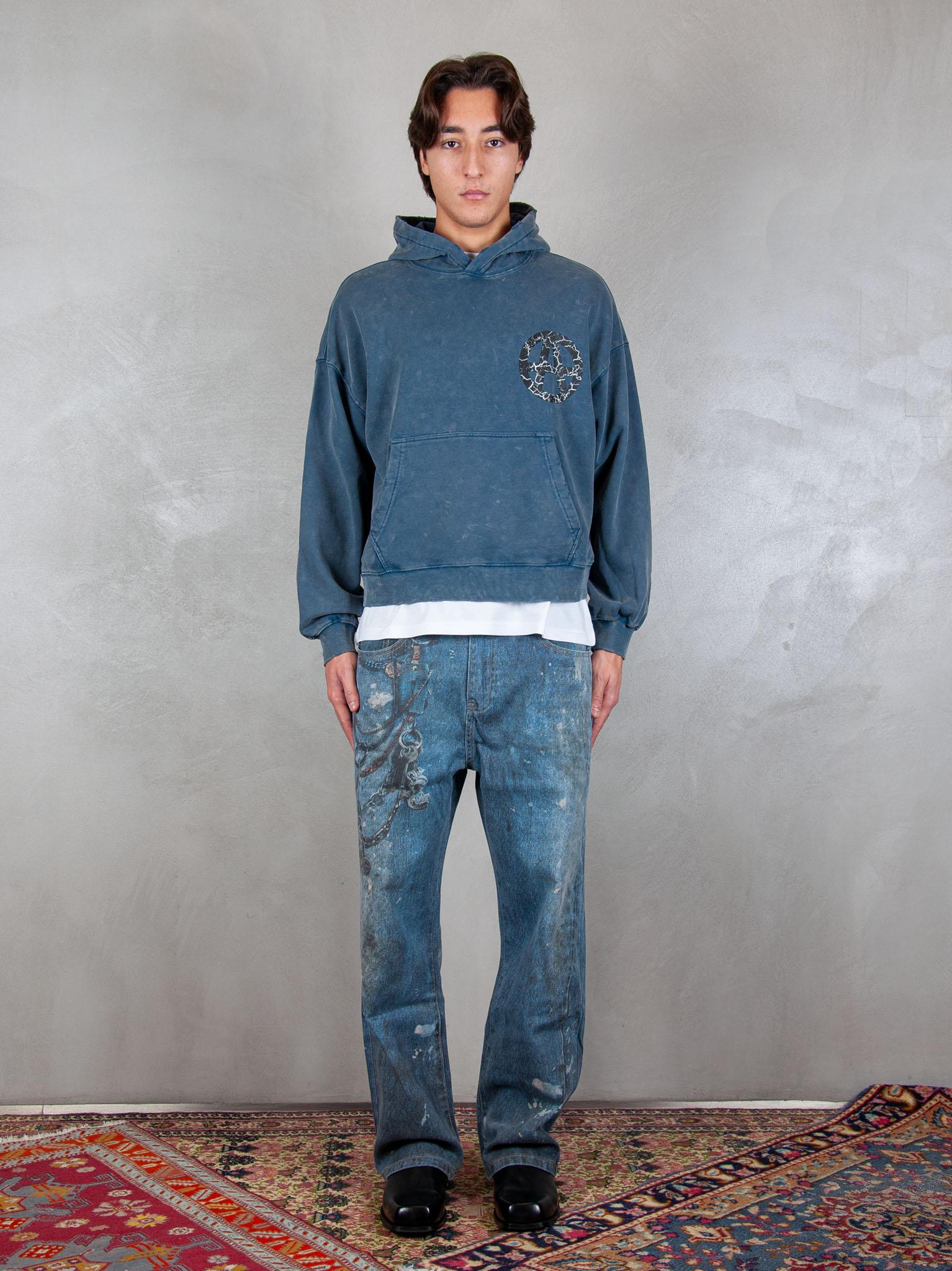 Acupuncture Felpa Anarchy Hoodie ANARCHY HOODIE NAVY BLUE Acupuncture 