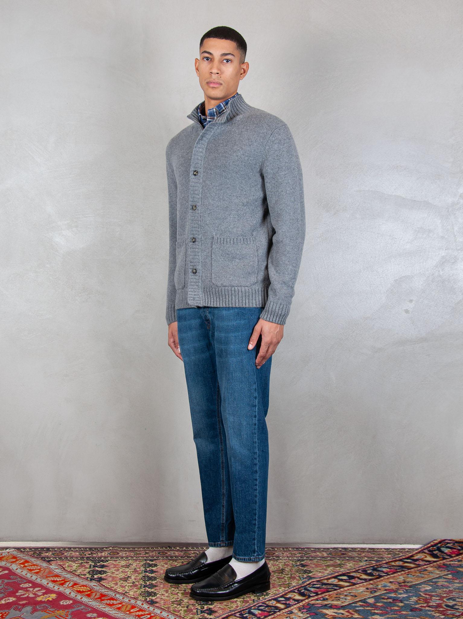 Luigi Gentile Maglia Giubbotto Zip e Bottoni LG1206 04 Luigi Gentile 