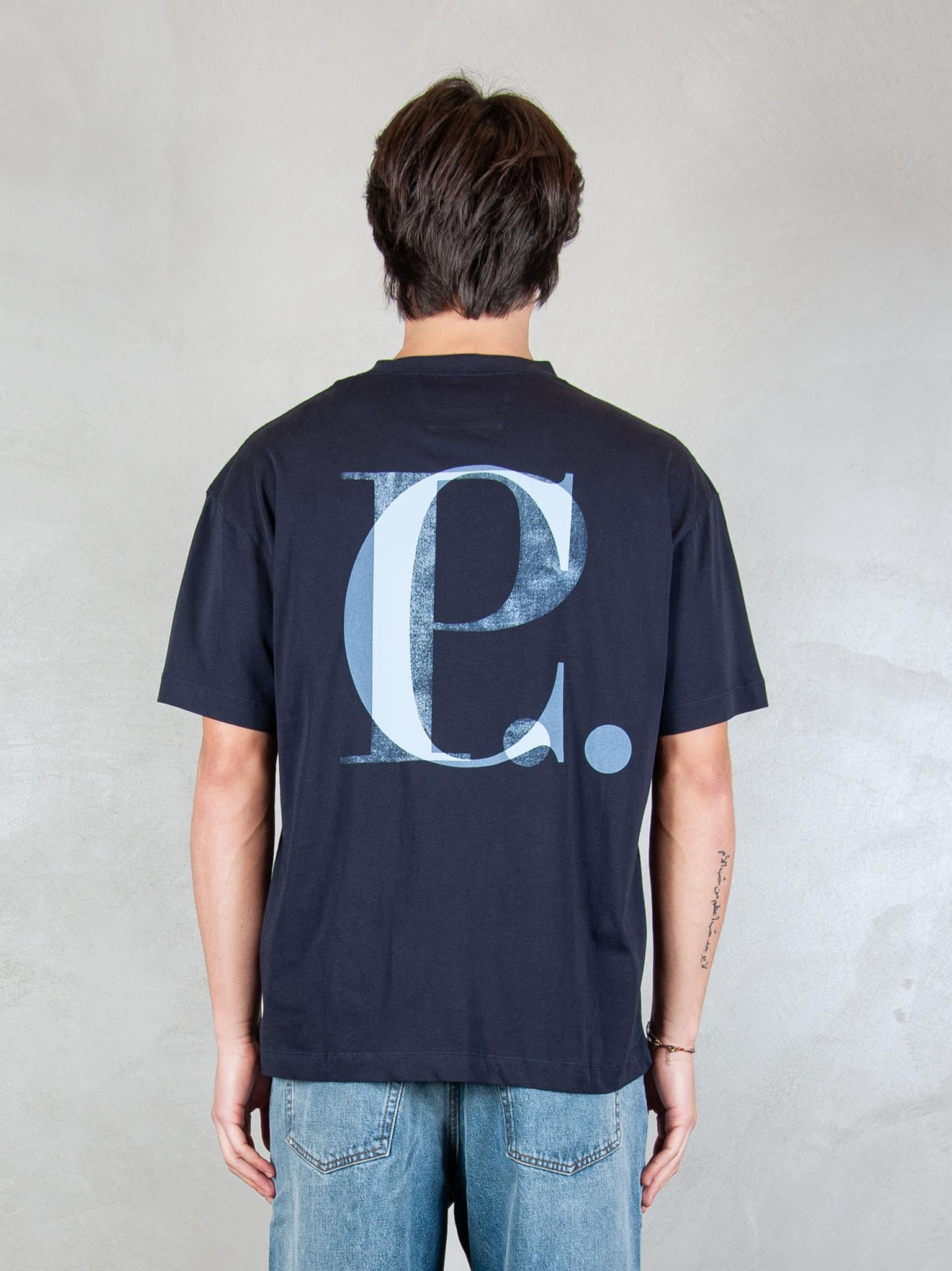 C.P. Company Tshirt Logo Crew TS087A-005100W 888 C.P. company 