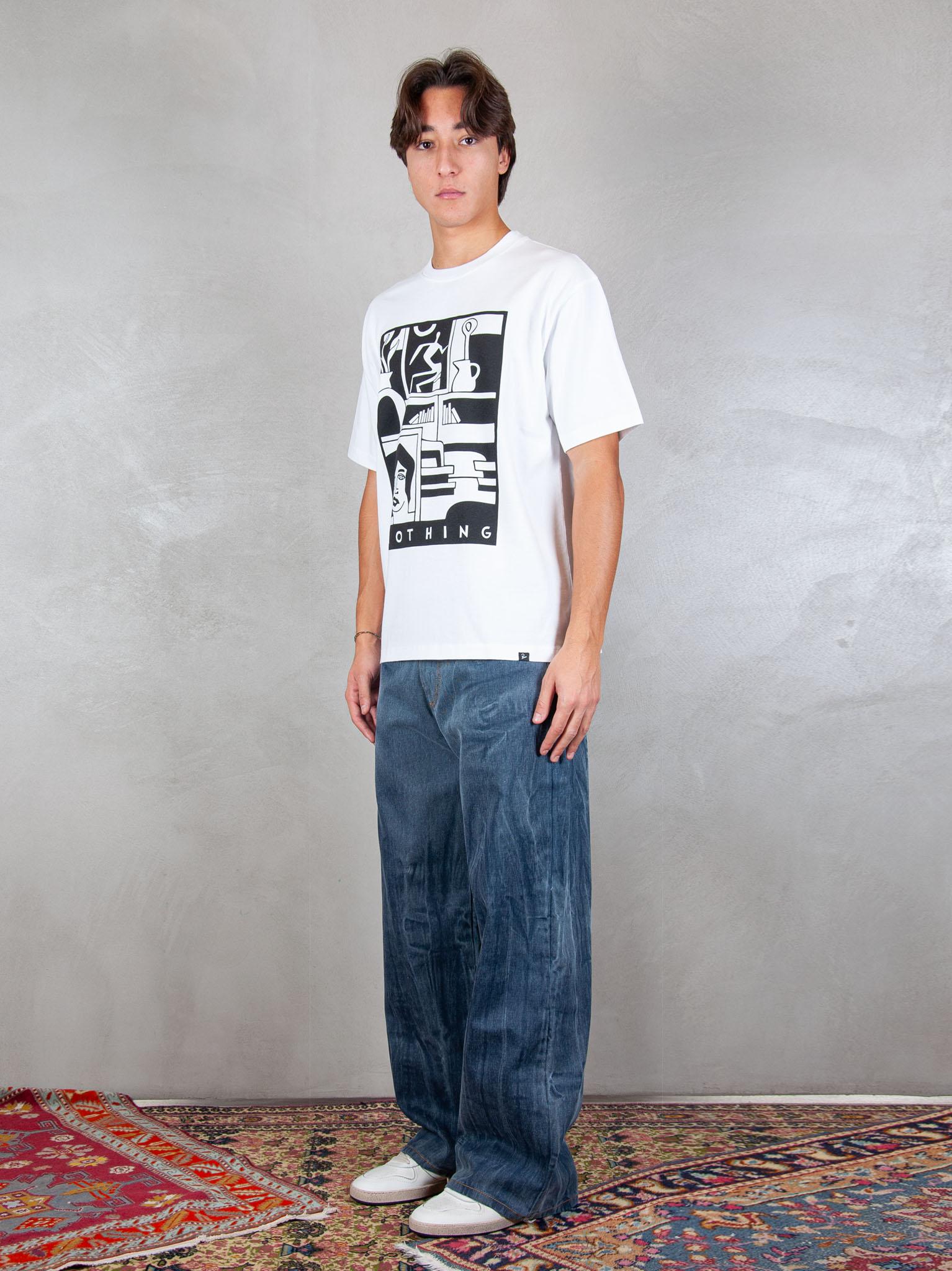 Parra T-shirt Our House tee 54200 WHITE Parra 