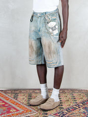 Acupuncture Bermuda  <BR/>Ocean Front Shorts OCEAN FRONT SHORTS DENIM BLUE Acupuncture 