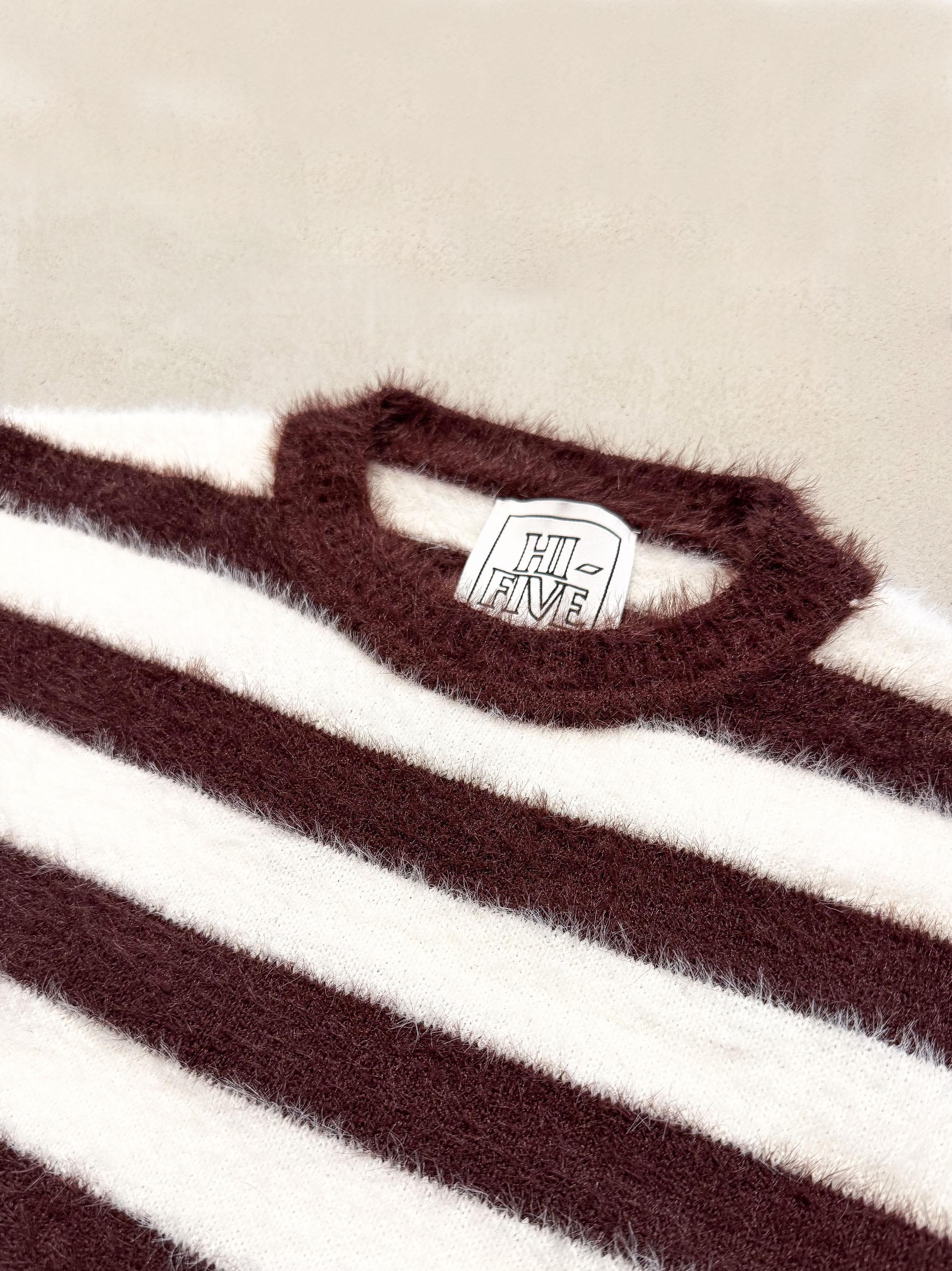 HI Five Maglia Striped Crewneck AB23 1501 Hi Five 