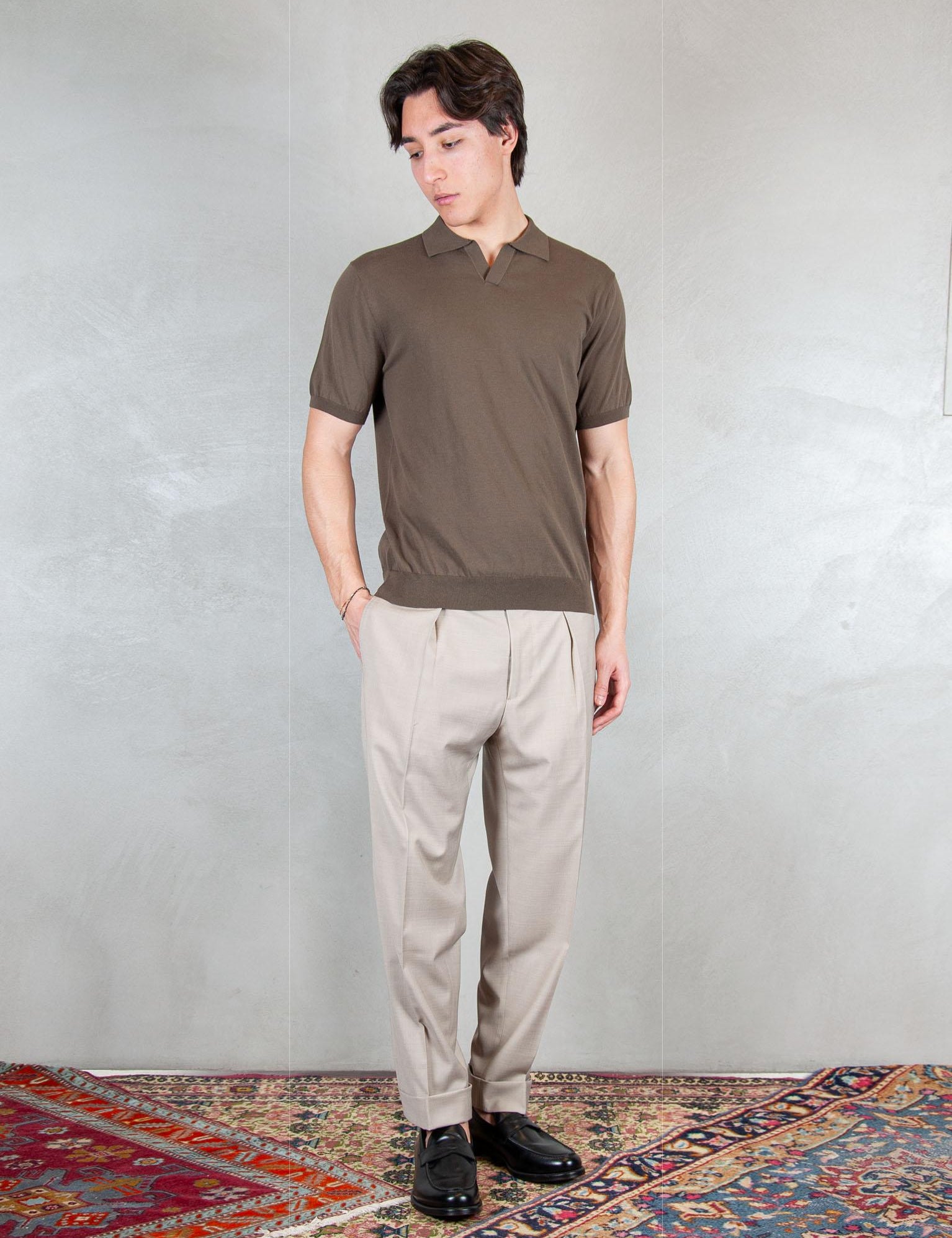 >Polo Capri Cotone Crepe DK17008 MORO Raphael - Dkt 