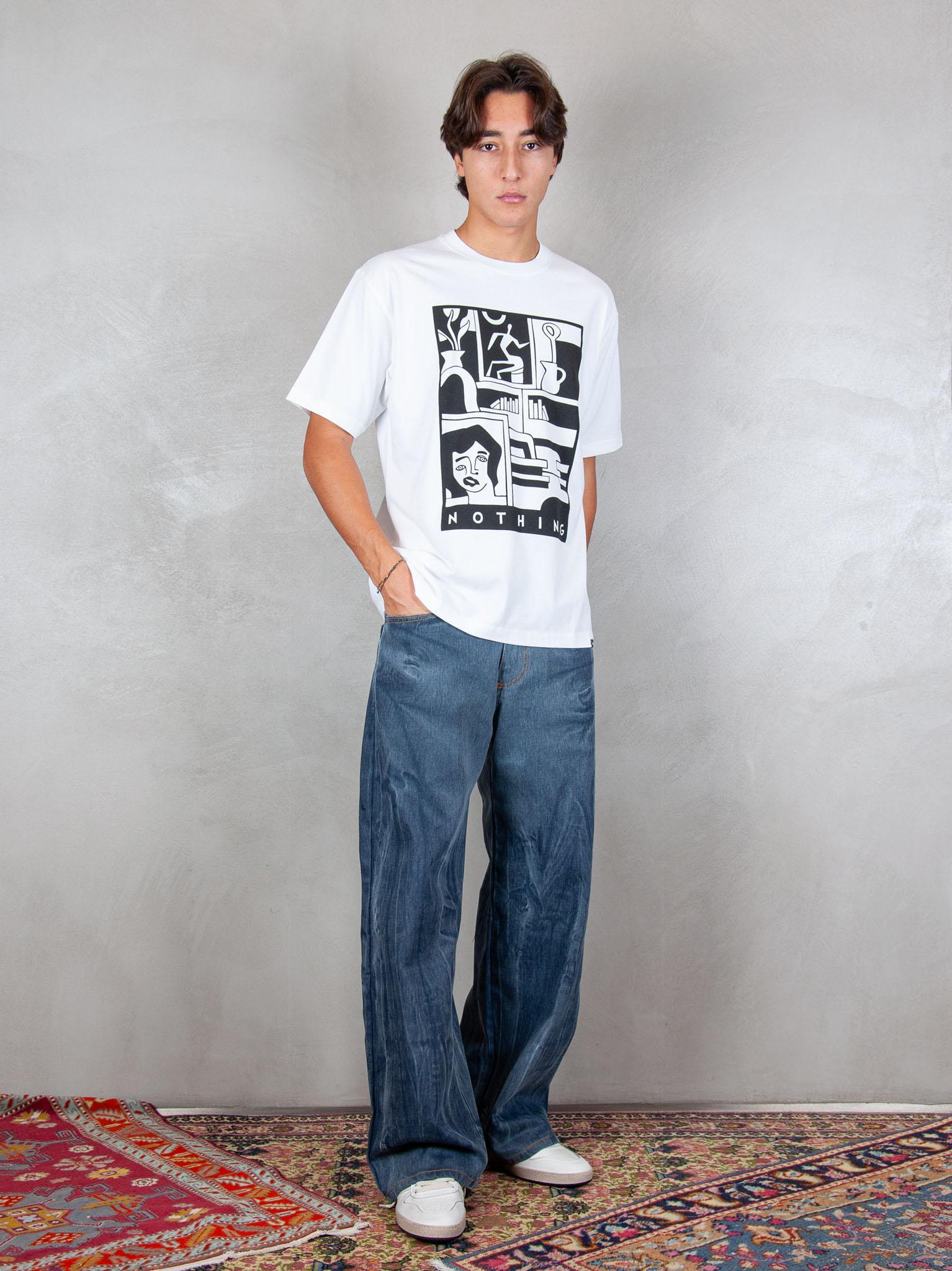 Parra T-shirt Our House tee 54200 WHITE Parra 