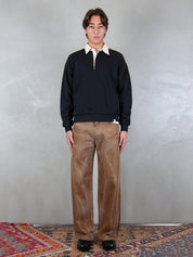 Woc felpa <BR/>Lincoln polo SW133FL NERO WOC 