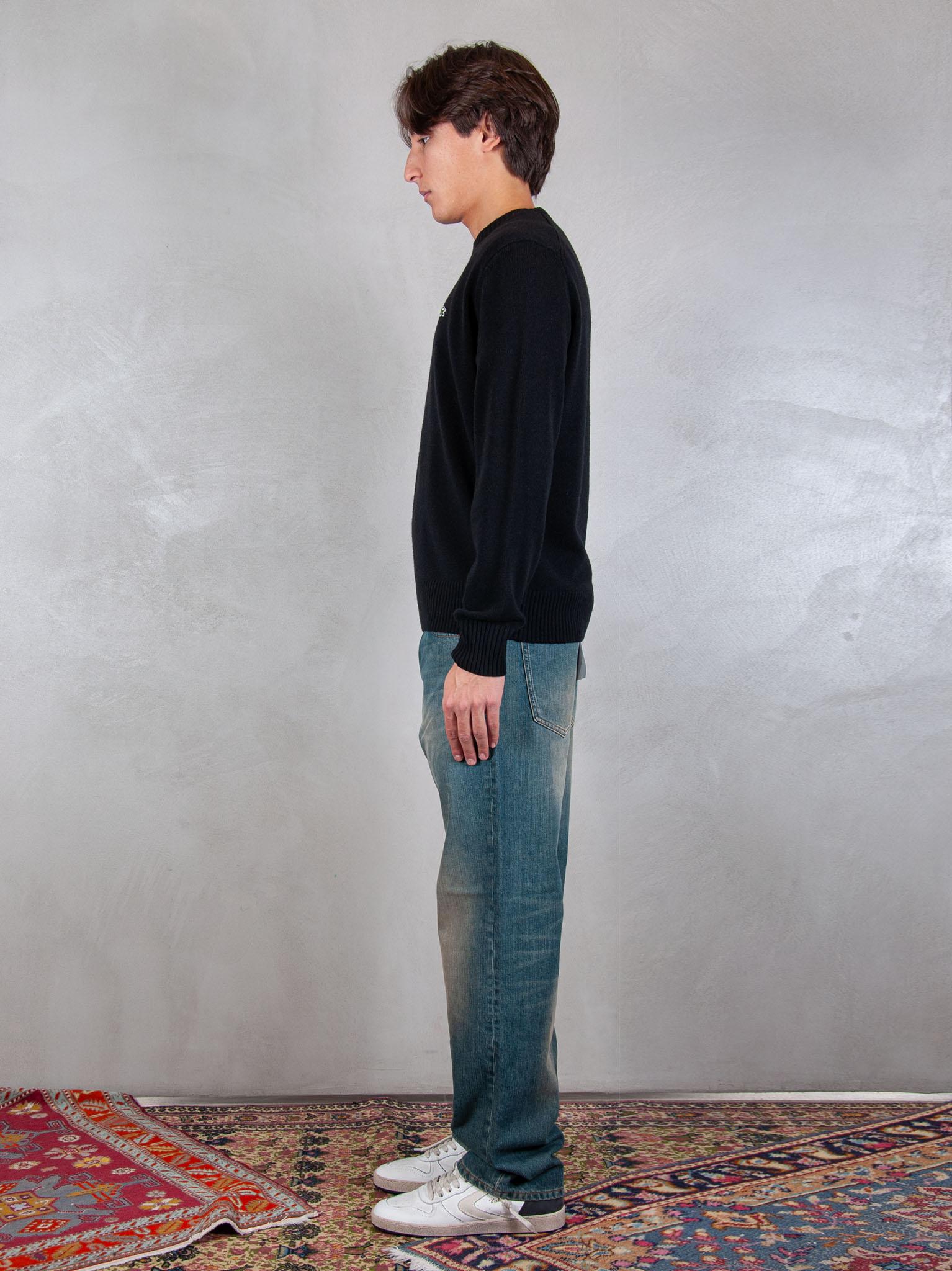 Lacoste Maglia girocollo in lana cardata AH2916 031 Lacoste 