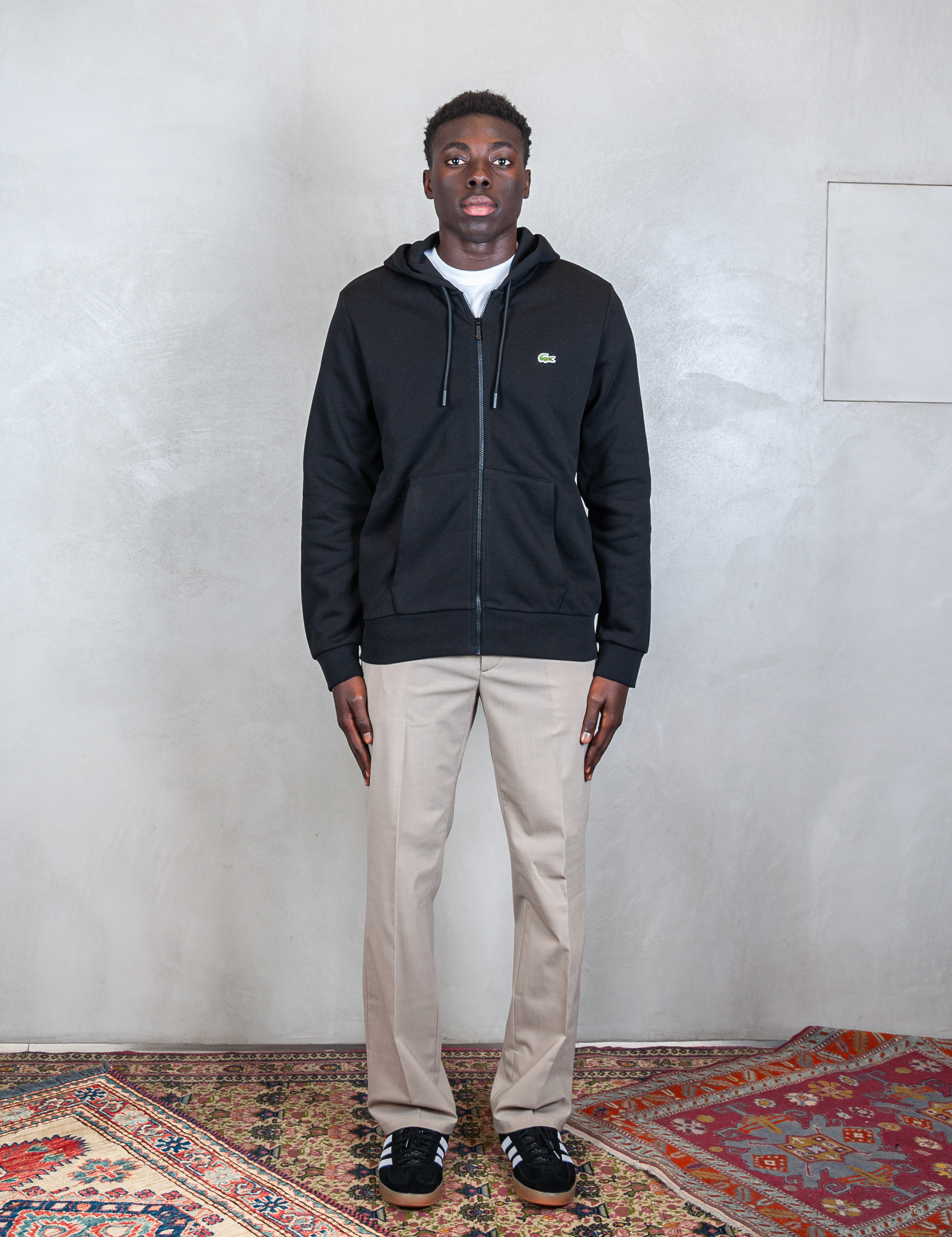 >Felpa cappuccio con zip SH9626 031 Lacoste 