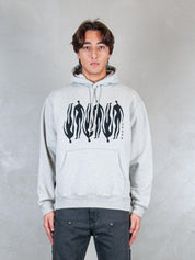 Parra Felpa <BR/>Connected Guy hooded 54225 HEATHER GREY Parra 