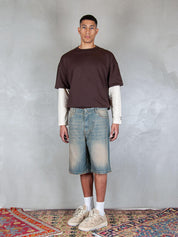 B Short 5pocket B SHORT DISTRESSED Hi Five 