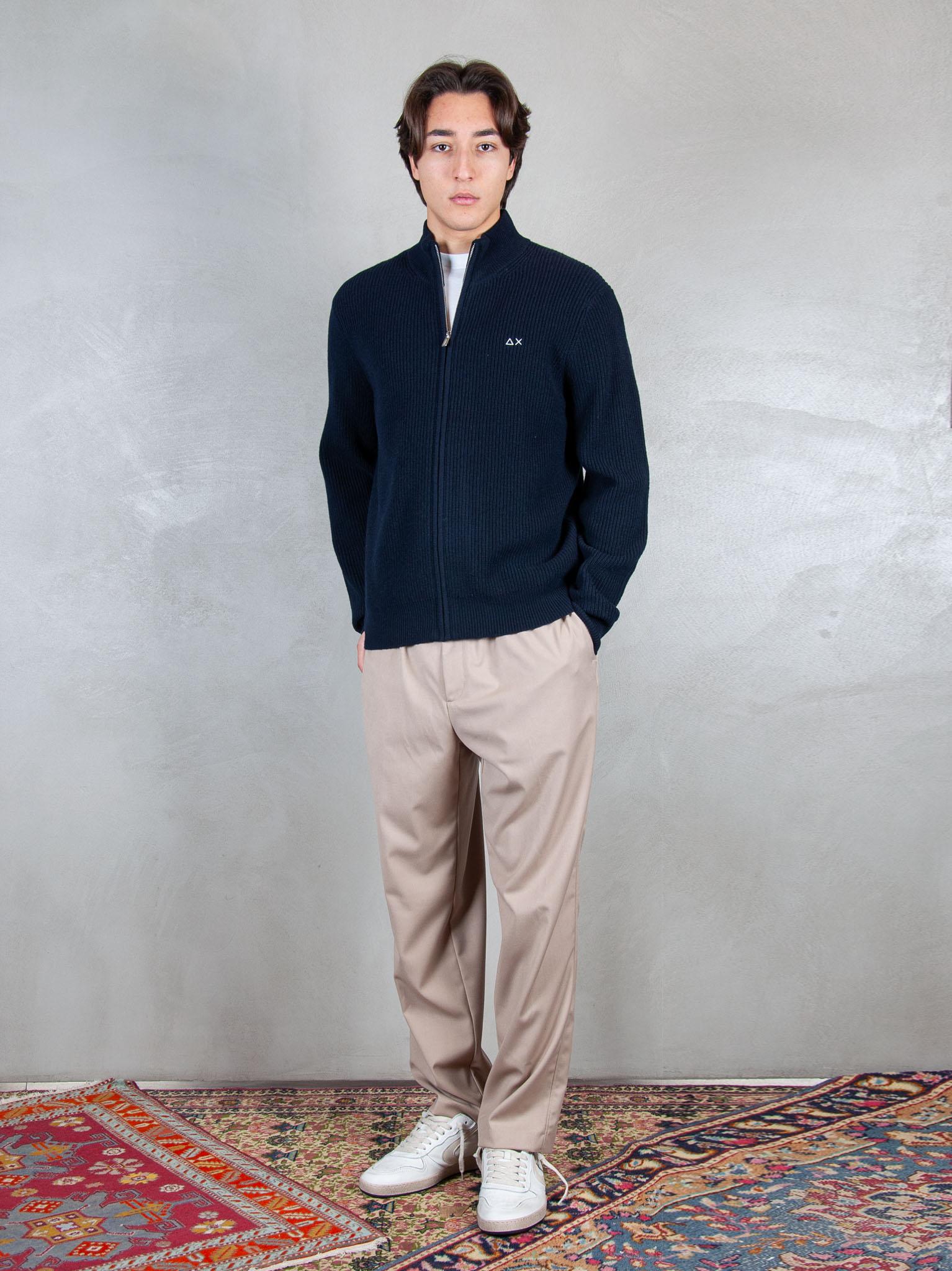 Sun68 Maglia Giubbotto Zip Costa Inglese K45135 07 Sun68 