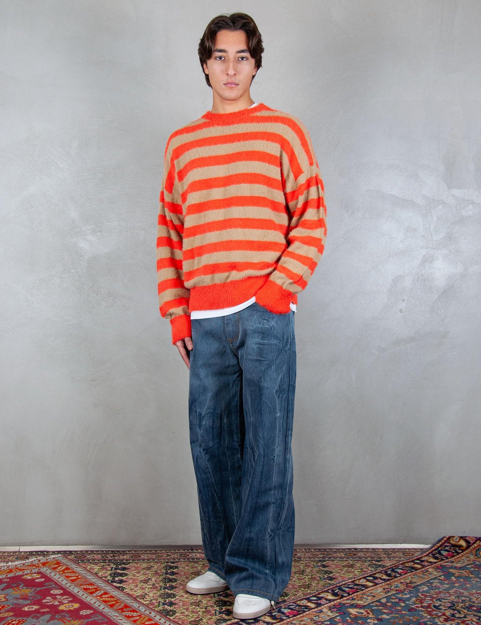 >Striped Crewneck AB23 0803 Hi Five 