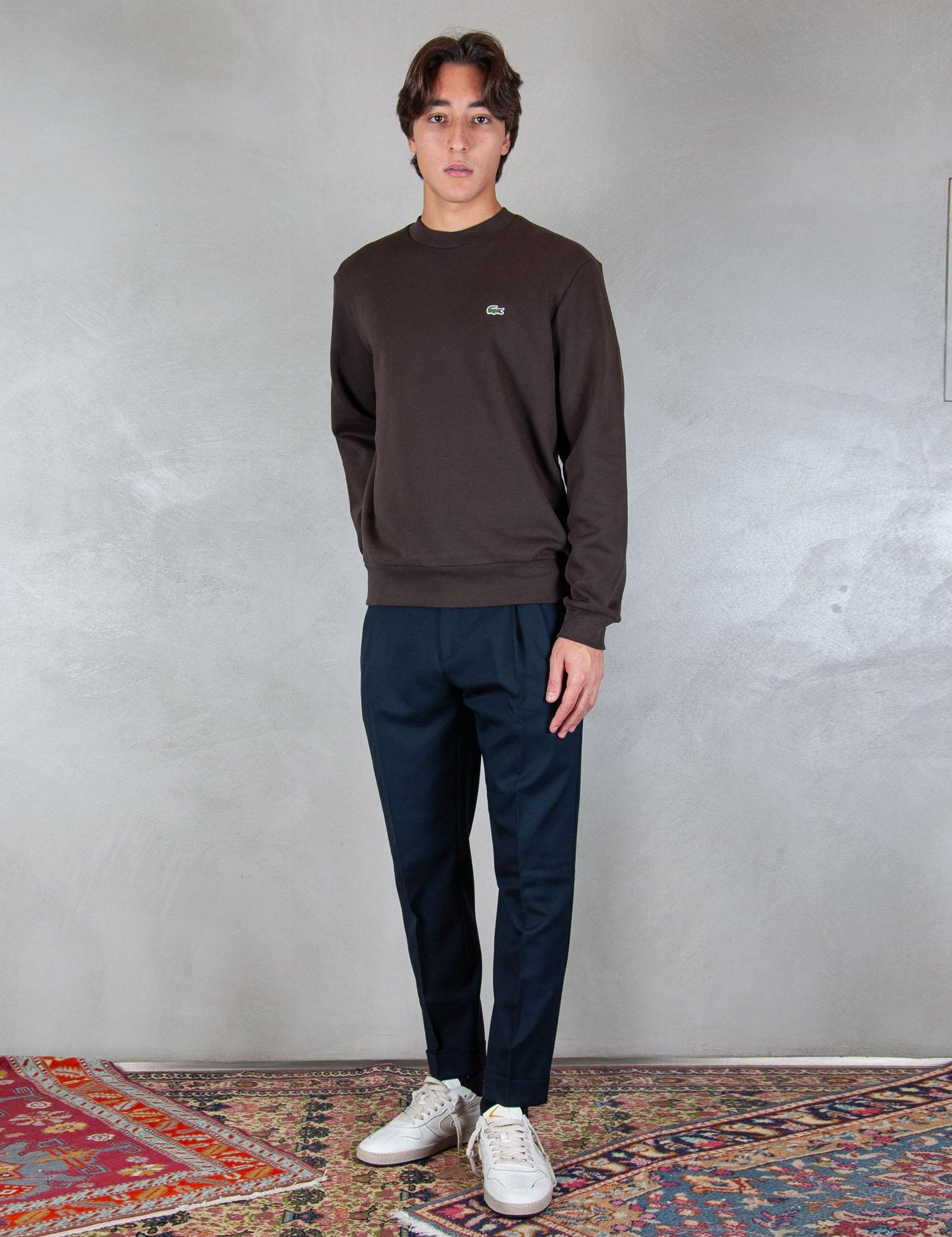 Felpa girocollo SH9608 SKB Lacoste 