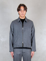 I'M Brian <BR/>Overshirt zip GIU3472 GRIGIO I'm Brain 