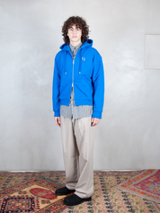Ader Error Felpa <BR/>Semi Oversized Zipped Hoodie BM42FYHD0401 BL-BLUE Ader Error 