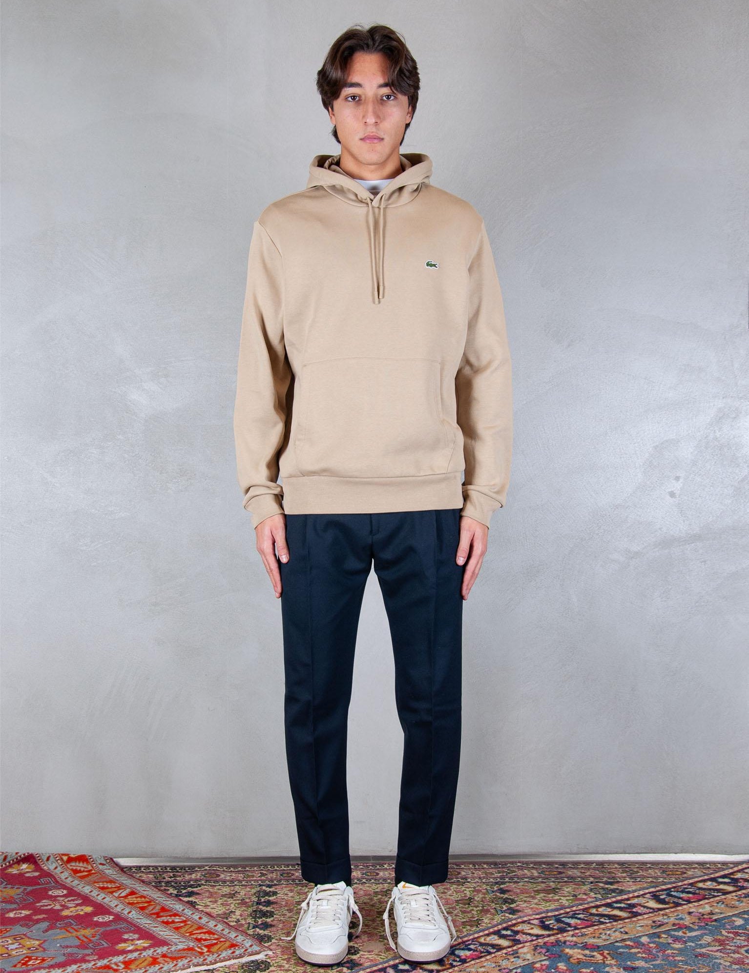 >Felpa cappuccio SH9623 025 Lacoste 