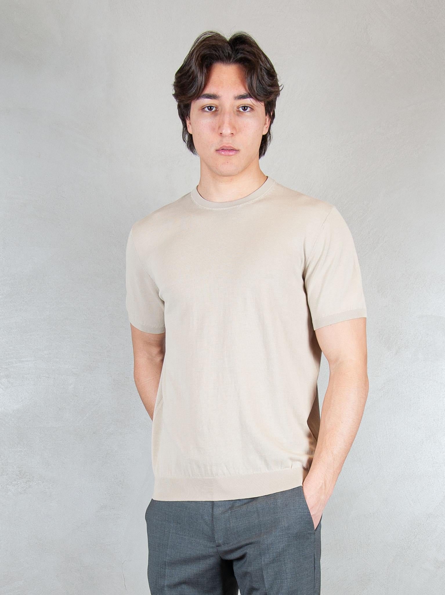 Raphael1966 Maglia Tshirt Cotone Crepe DK17003 SABBIA Raphael - Dkt 