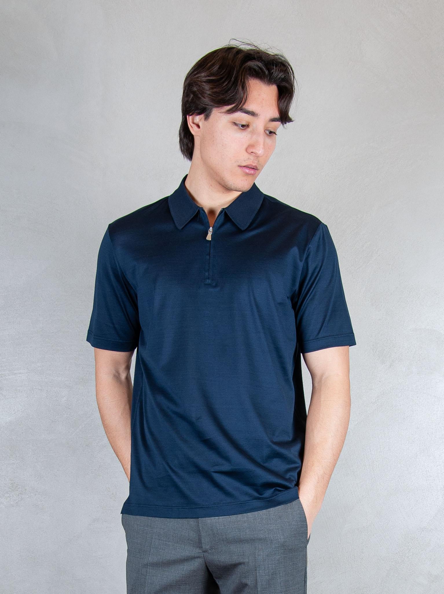 Raphael1966 Polo Zip 60113-74002 598 Raphael - Grnsas 