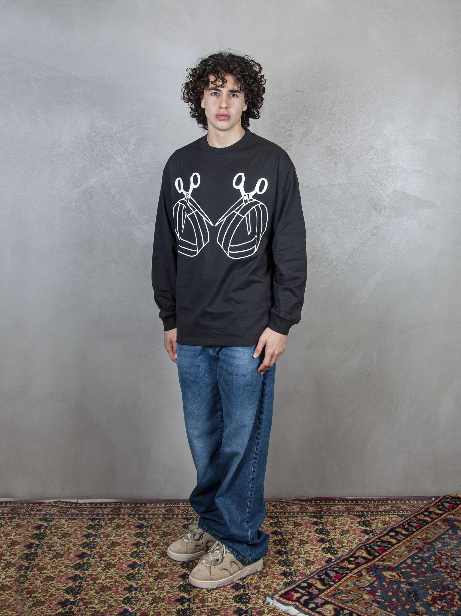 TTT T-Shirt Mobius Band Ls 12LS003 BLACK TTT 