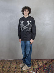 TTT T-Shirt <BR/>Mobius Band Ls 12LS003 BLACK TTT 