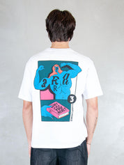 Parra T-shirt <BR/>Why Are You Here 55155 WHITE Parra 