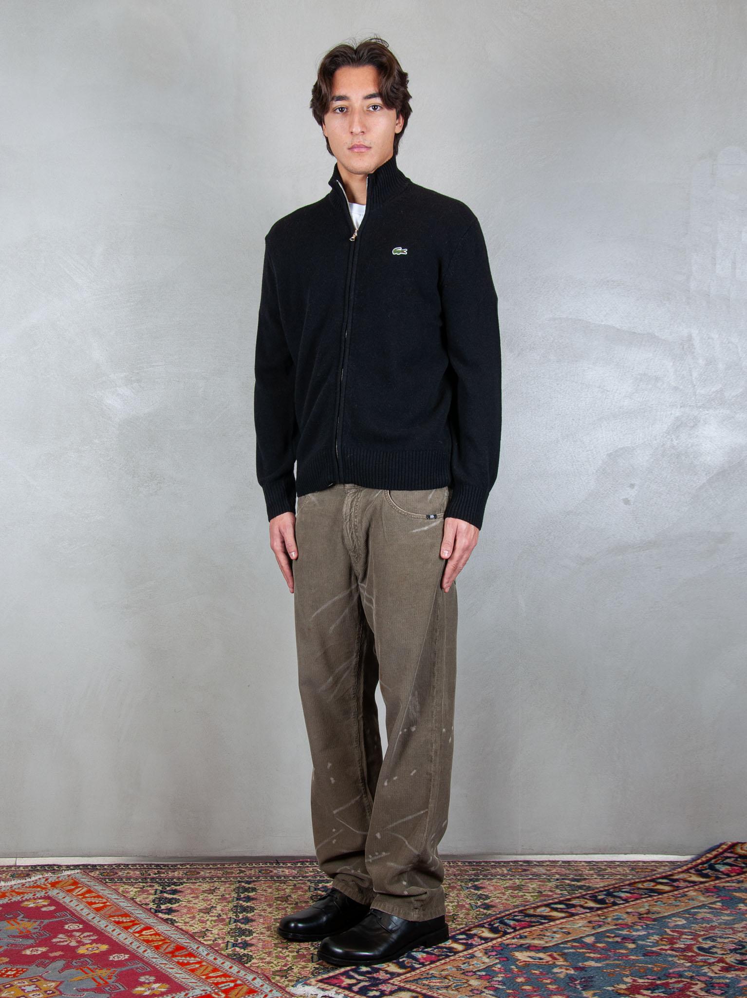 Lacoste Maglione zip in lana cardata AH5181 031 Lacoste 