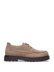 Birkenstock <BR/>Highwood Moc HIGHWOOD MOC SUEDE LTHR-GRAY TAUPE Birkenstock 