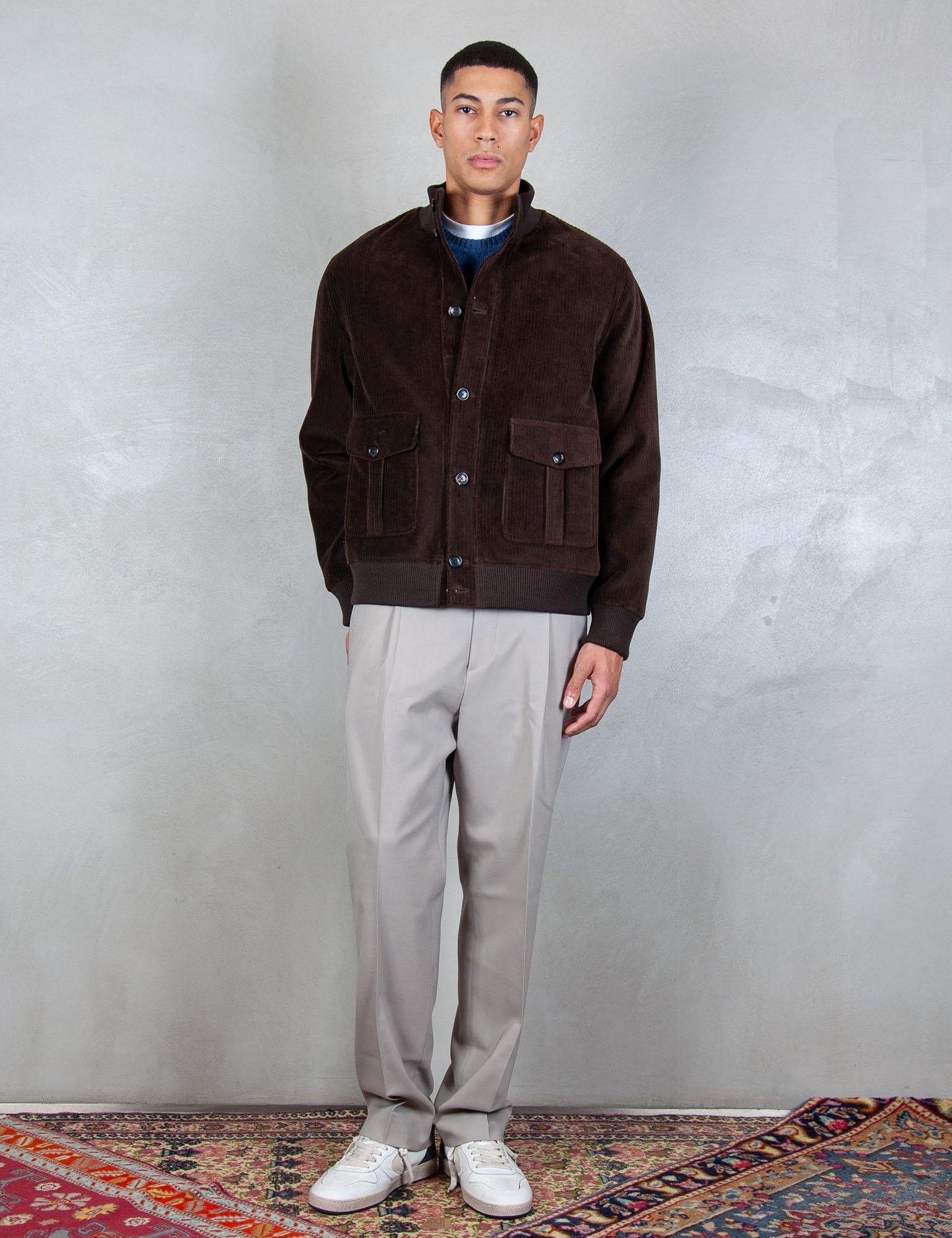 >Giubbotto Velluto Costa Francese CN4966 G1125 Circolo 