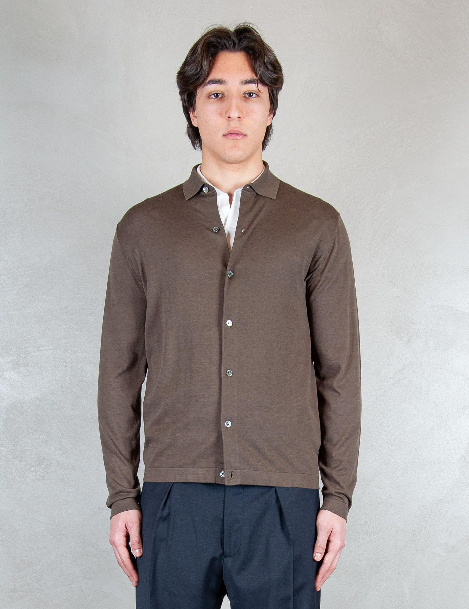>Camicia Cotone Egiziano DK17039 MORO Raphael - Dkt 