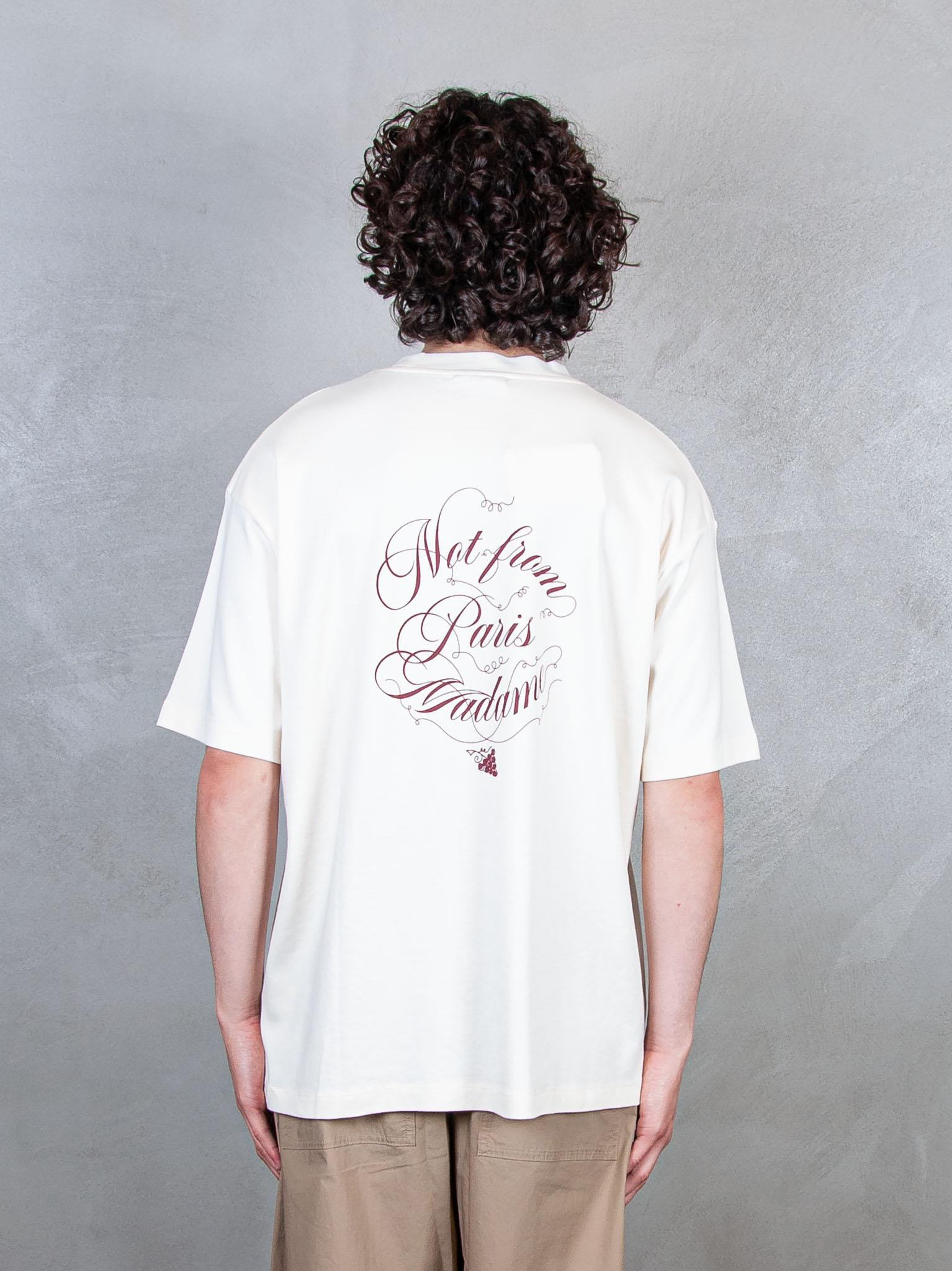 Le T-Shirt Slogan Vignes TS226-CO002 CM Drôle De Monsieur 
