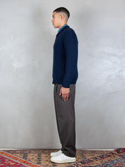 Luigi Gentile Maglia <BR/>Giubbotto Zip Nido d'Ape LG1207 90 Luigi Gentile 