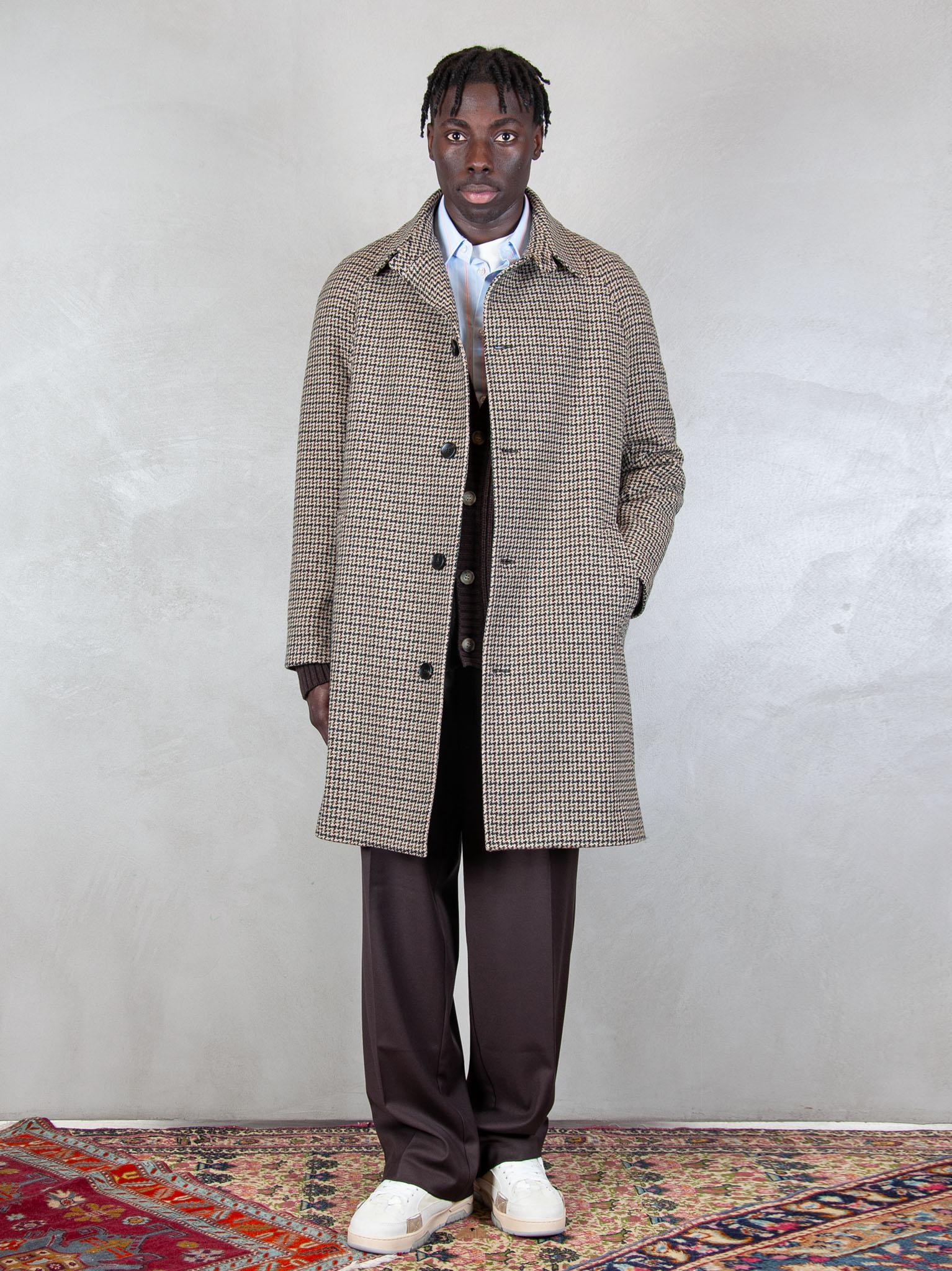 Hi Five Cappotto Somerset SOMERSET PIED POULE-BEIGE Hi Five 