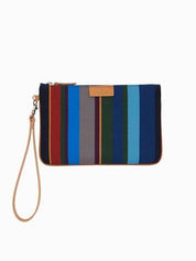 Gallo <BR/>Bustina contemporary unisex blu righe multicolor AP507888 32648 Gallo 