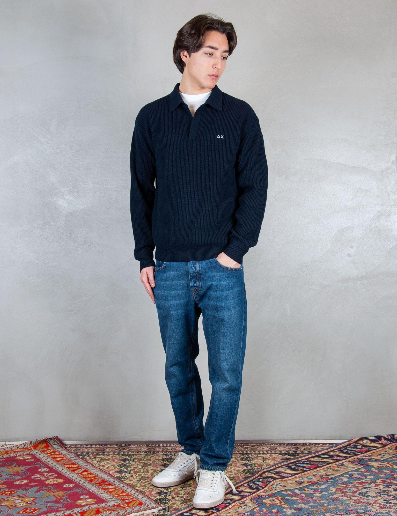 Sun68 Maglia Polo Capri Costa Inglese K45134 07 Sun68 