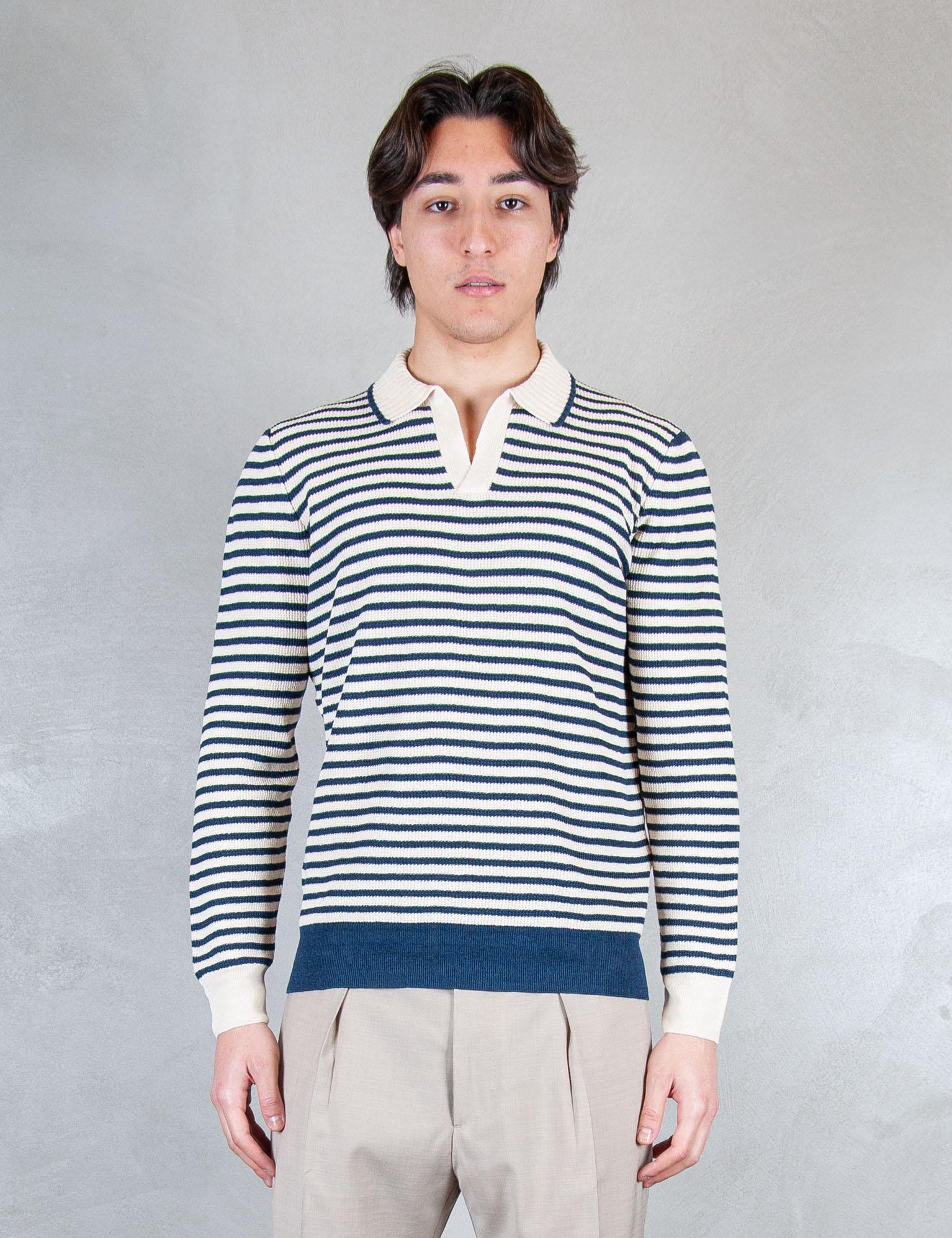 >Polo Capri Stripes 57150-18669 598 Raphael - Grnsas 
