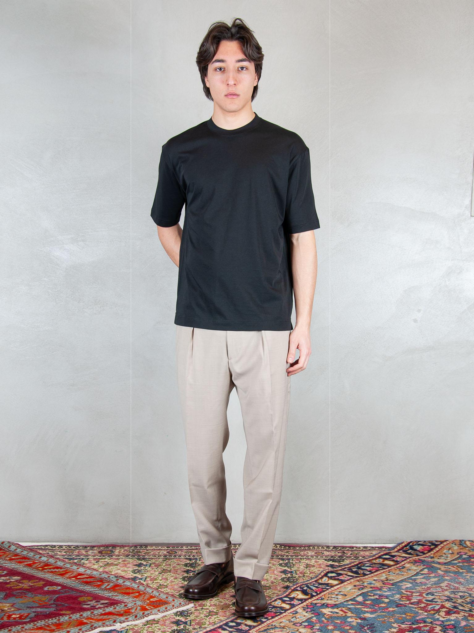Raphael1966 Tshirt Basic Cotone Pima DK17106 NERO Raphael - Dkt 