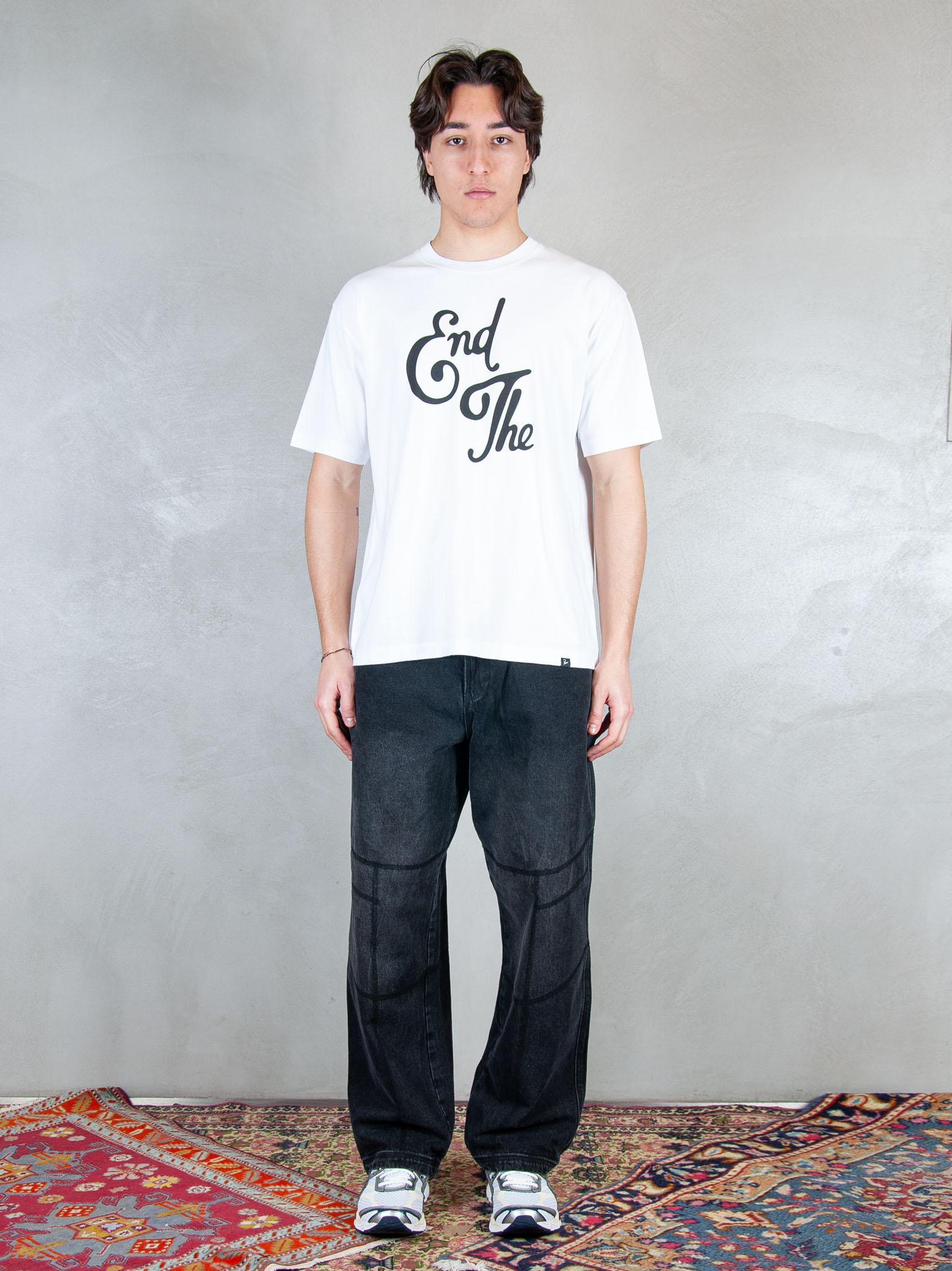 Parra T-shirt End the loungechair 55160 WHITE Parra 