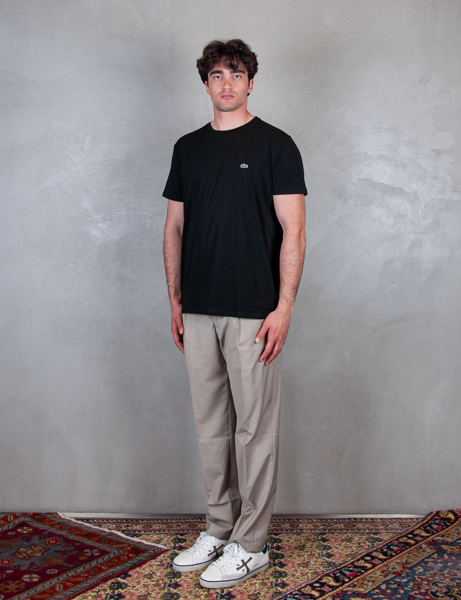 >T-Shirt in cotone Pima TH6709 031 Lacoste 