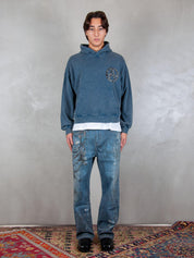 Acupuncture Felpa <BR/>Anarchy Hoodie ANARCHY HOODIE NAVY BLUE Acupuncture 