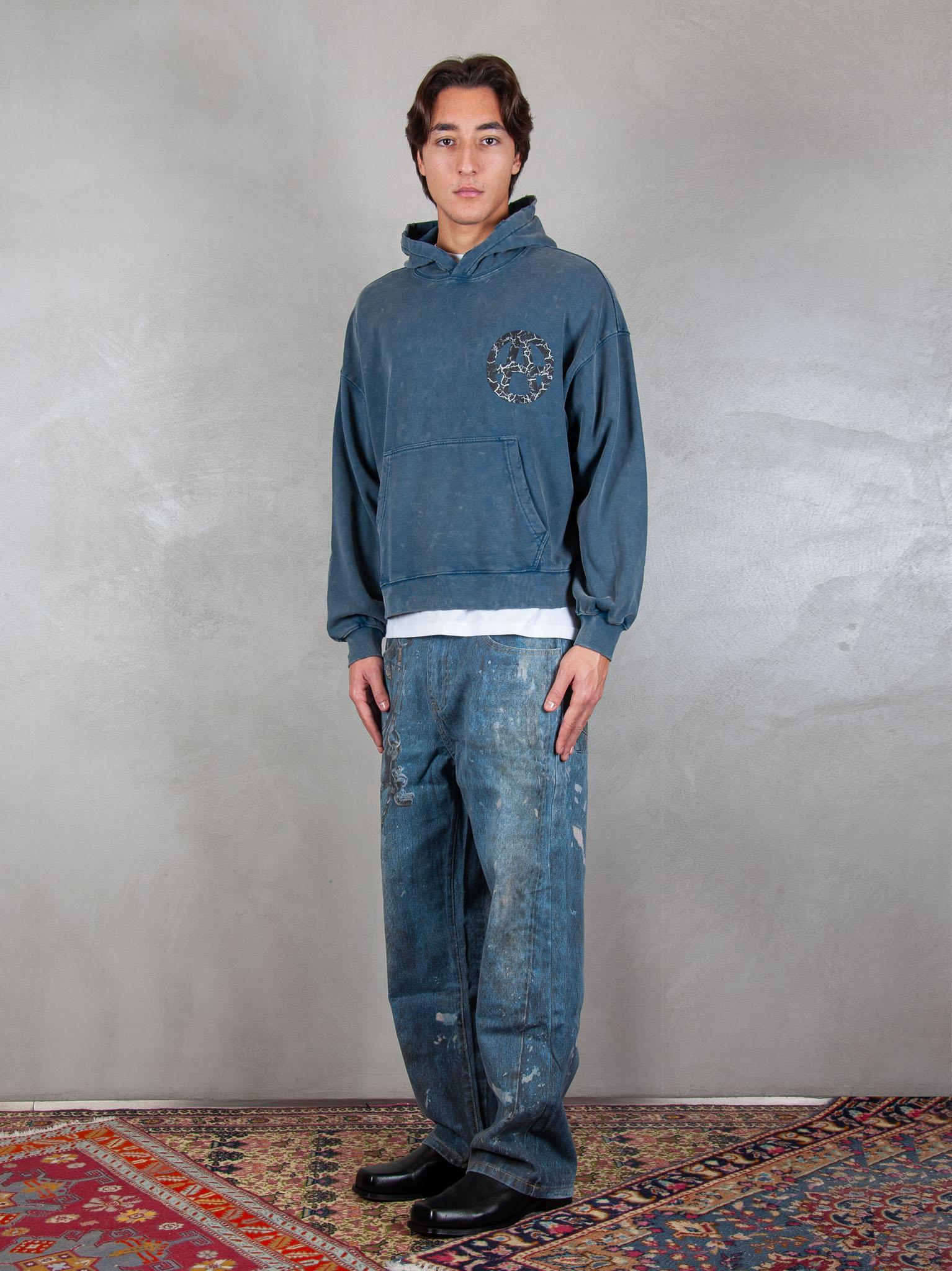 Acupuncture Felpa Anarchy Hoodie ANARCHY HOODIE NAVY BLUE Acupuncture 