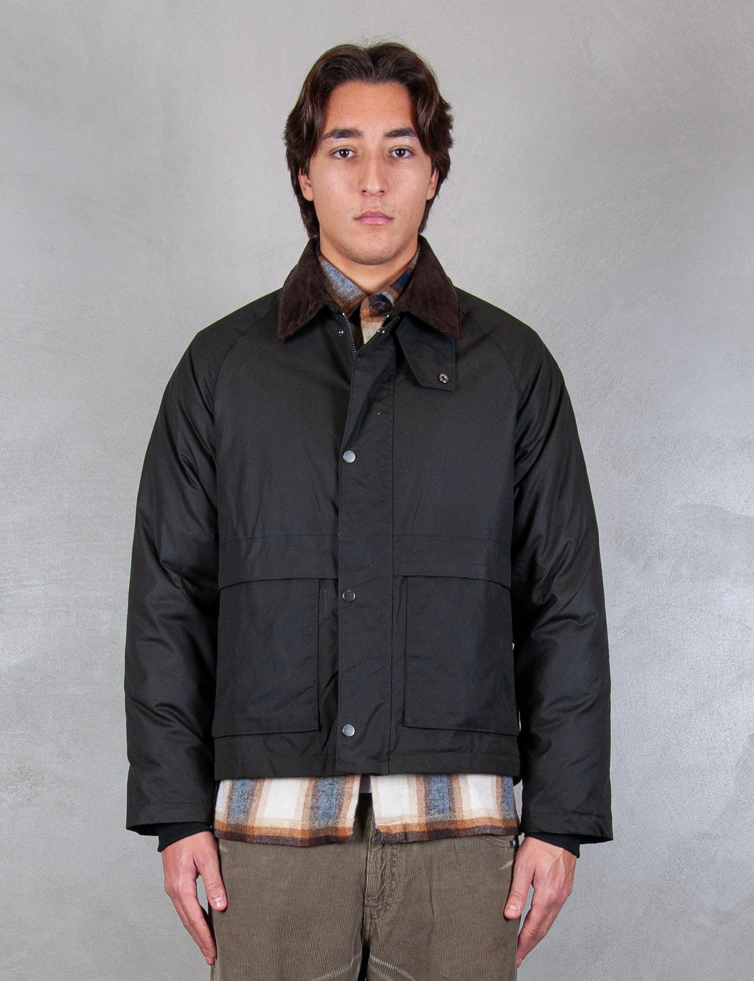 Seinse Giubbotto cerato crop GBI1076 VERDE Seinse 