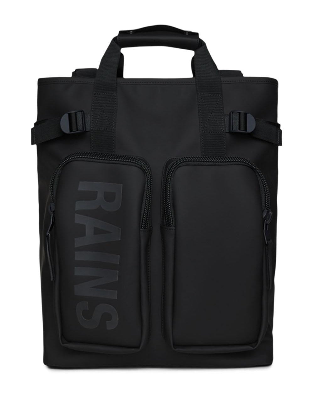 >Texel Tote Backpack TEXELTOTE BACKPACK BALCK Rains 