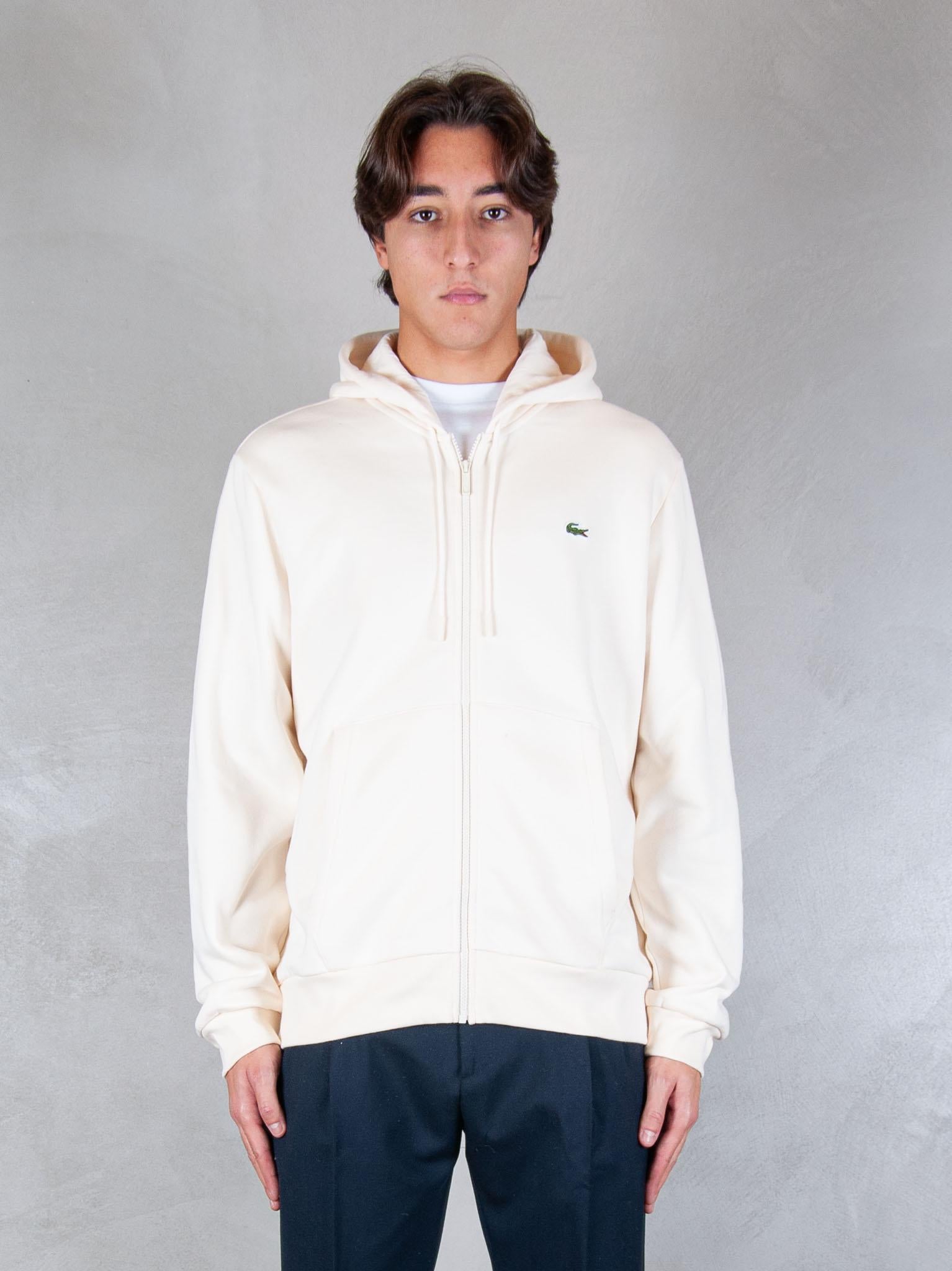 Felpa cappuccio con zip SH9626 XFJ Lacoste 