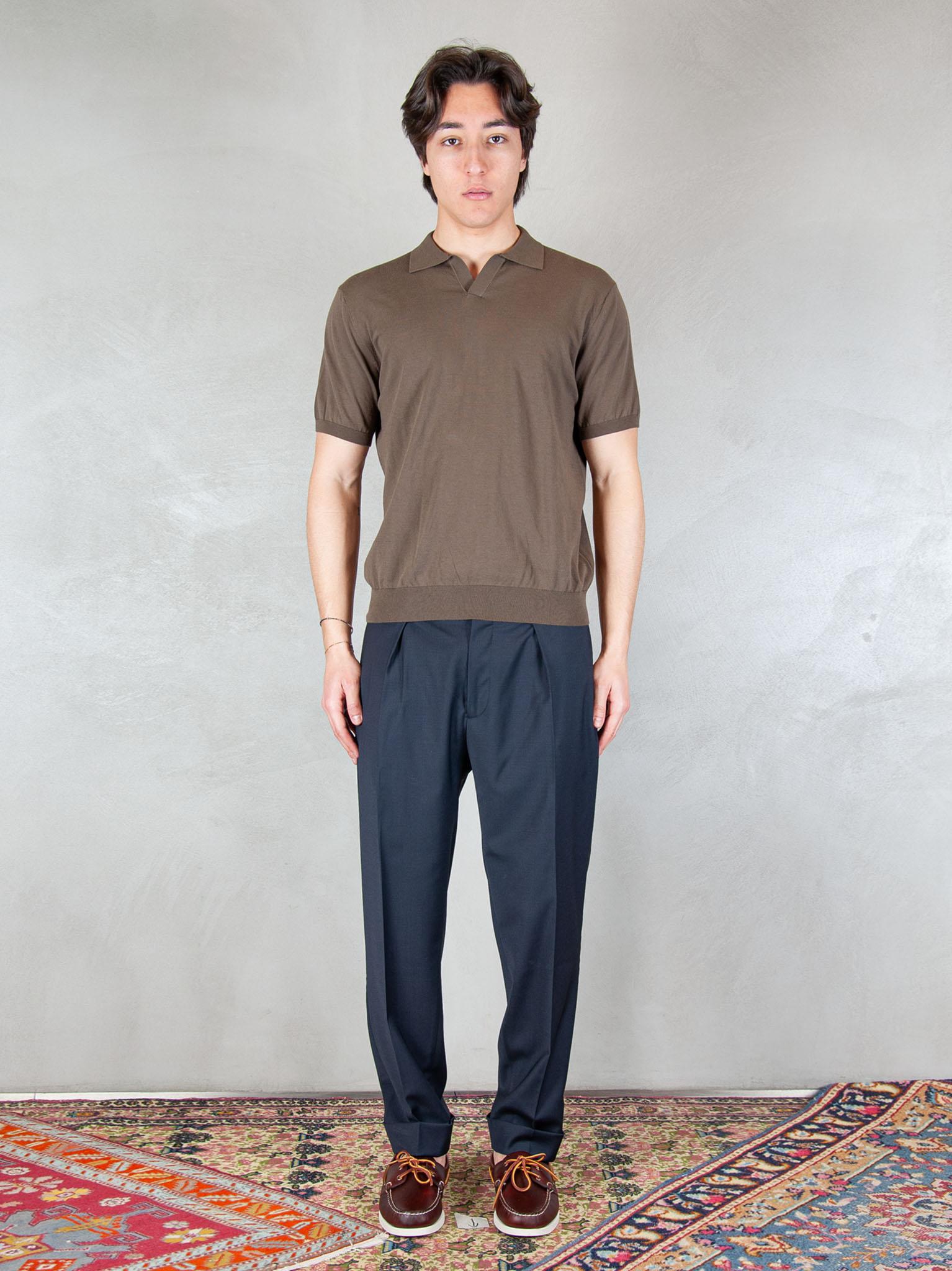 Berwich Pantaloni Chiaia CHIAIA PO1383X-NAVY Berwich 
