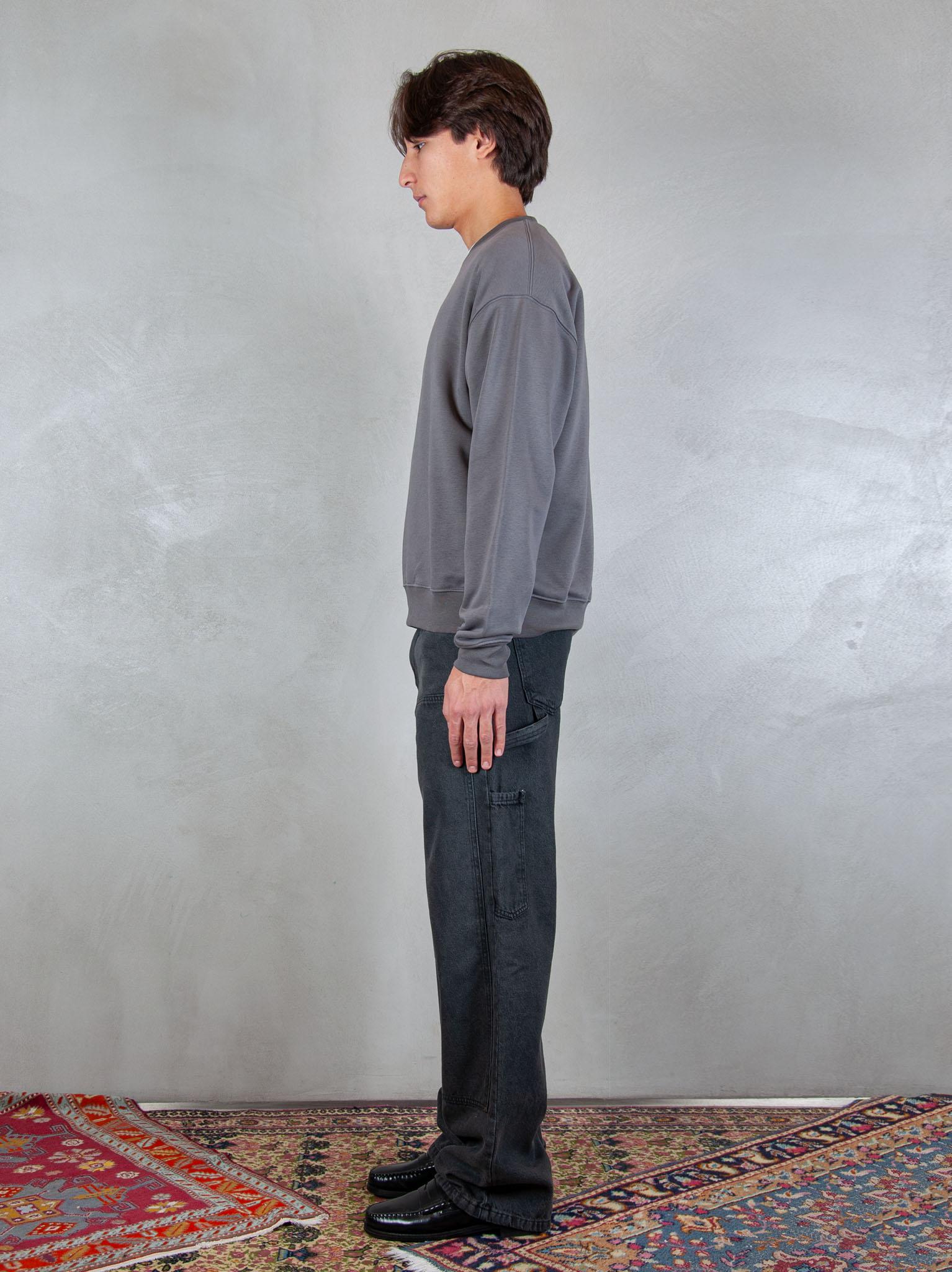 Woc felpa Atlanta crewneck SW021FL GRIGIO WOC 